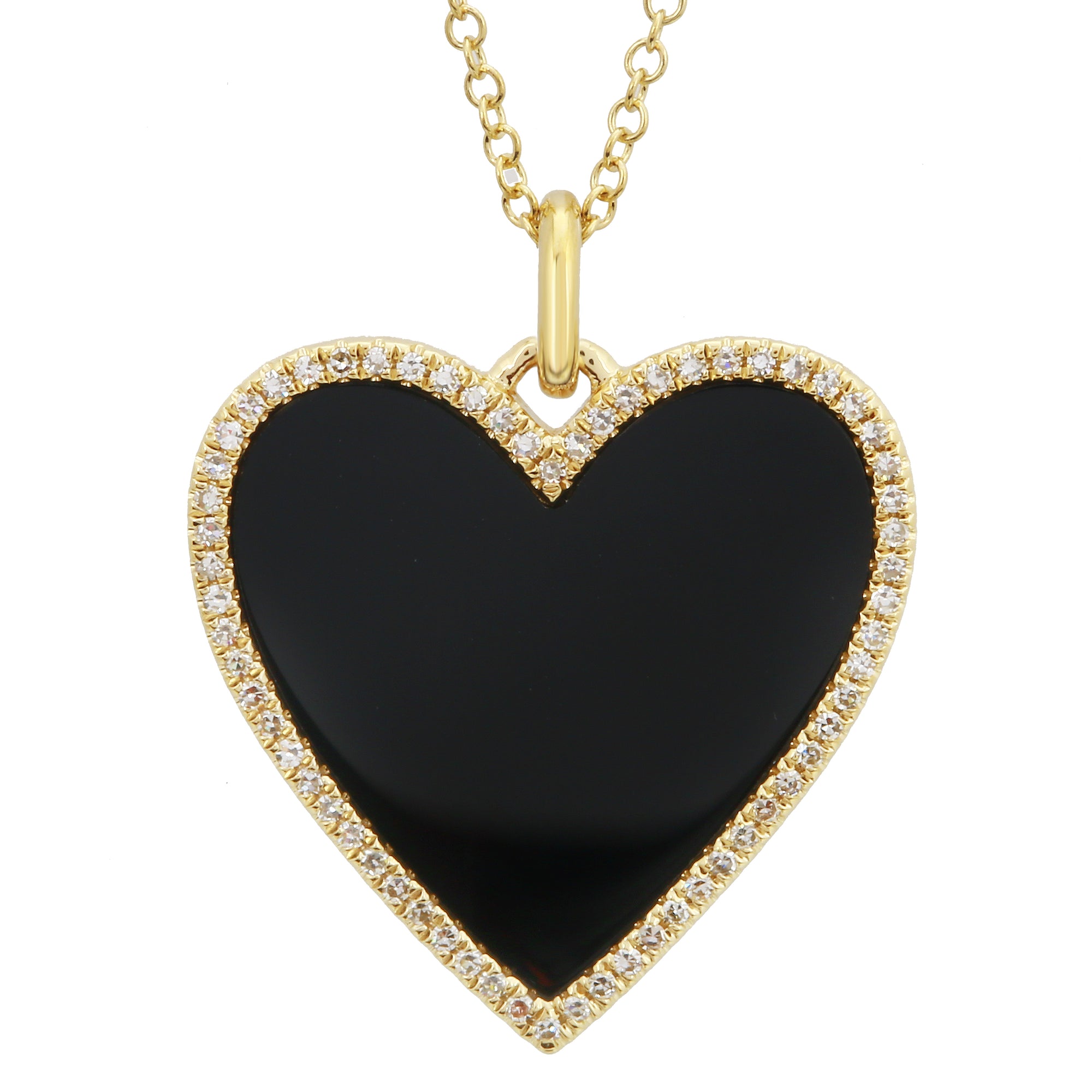 Diamond Turquoise Heart Pendant.