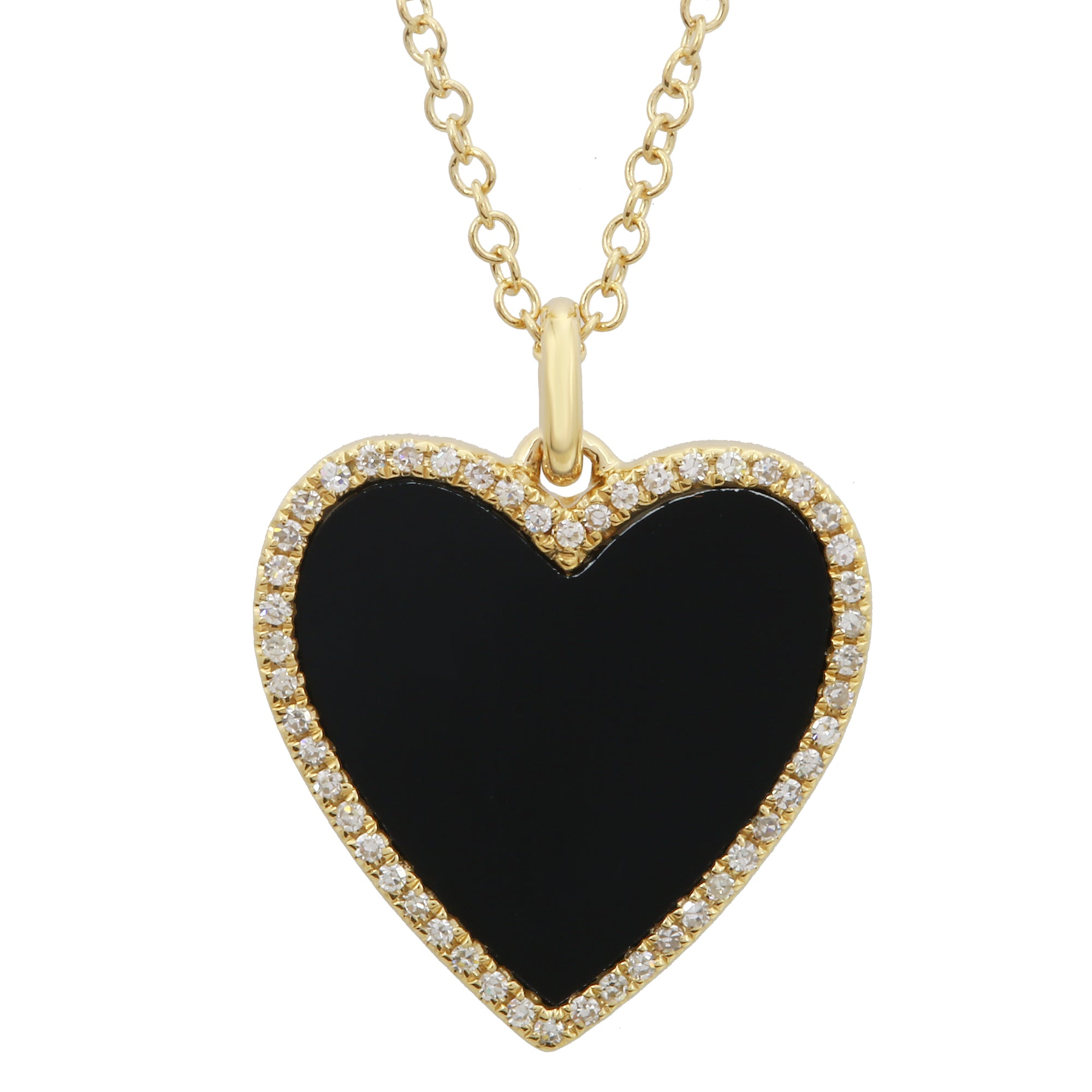 Diamond Turquoise Heart Pendant.