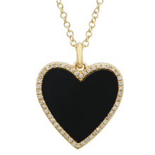 Diamond Turquoise Heart Pendant.