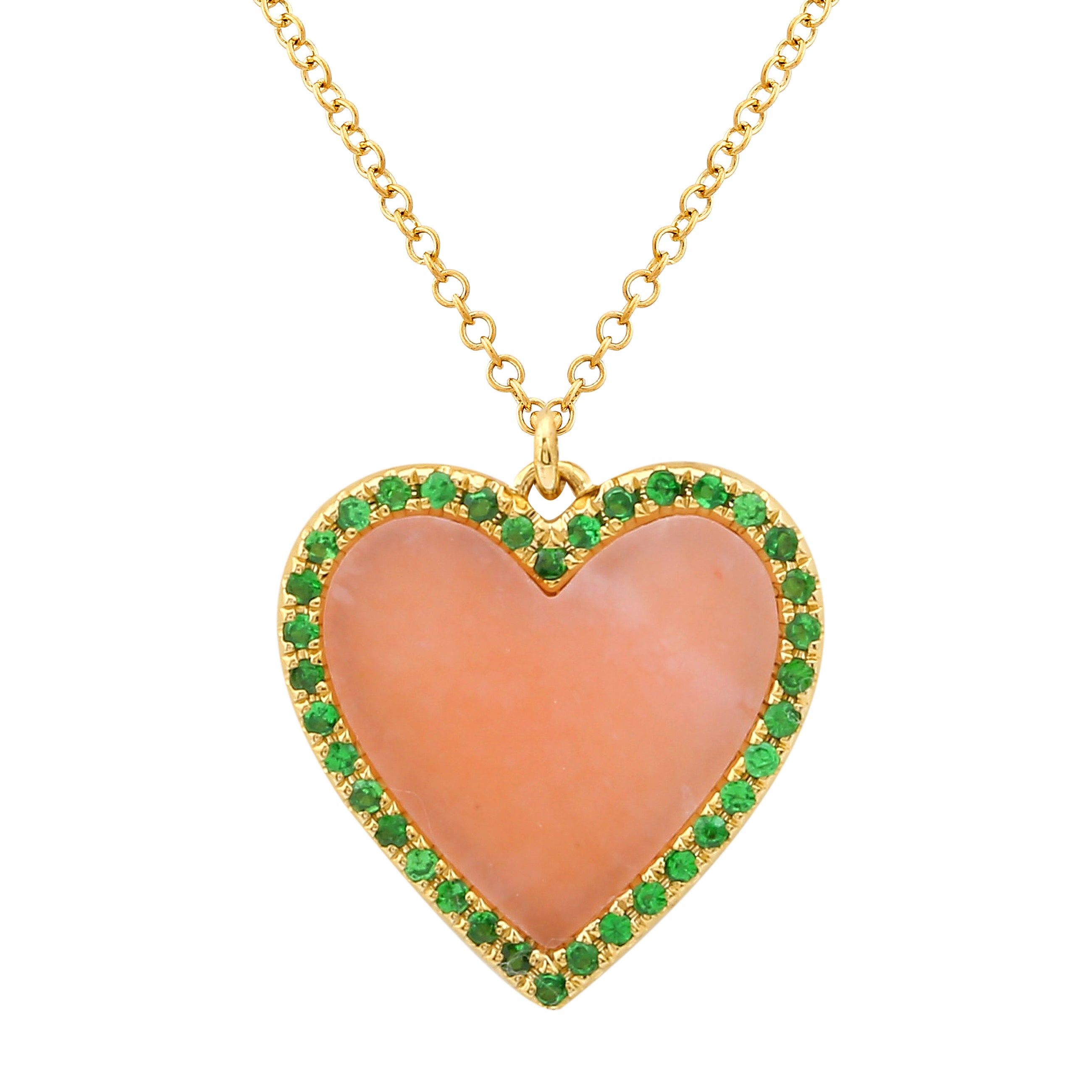 Diamond Turquoise Heart Pendant.