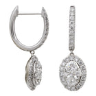 Diamond Drop Hoops.