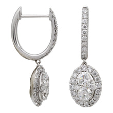 Diamond Drop Hoops.