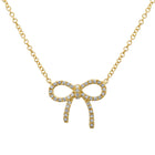 Ribbon Bow Necklace.