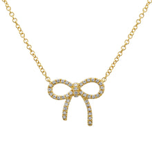 Ribbon Bow Necklace.