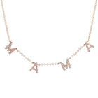 Mama Dangle Letters Necklace.