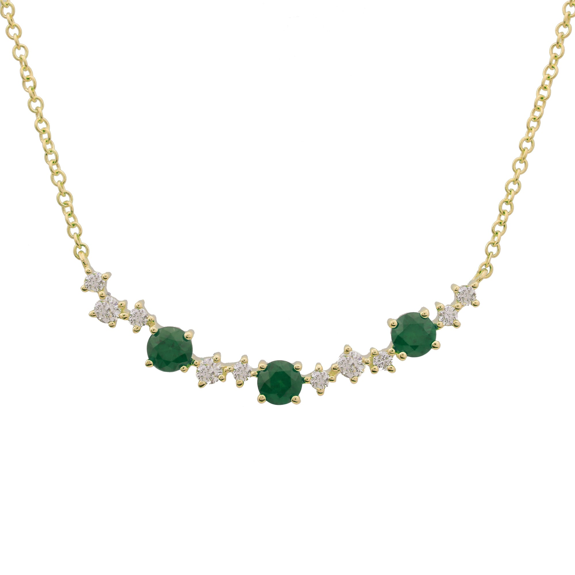 Emerald Strand Necklace.