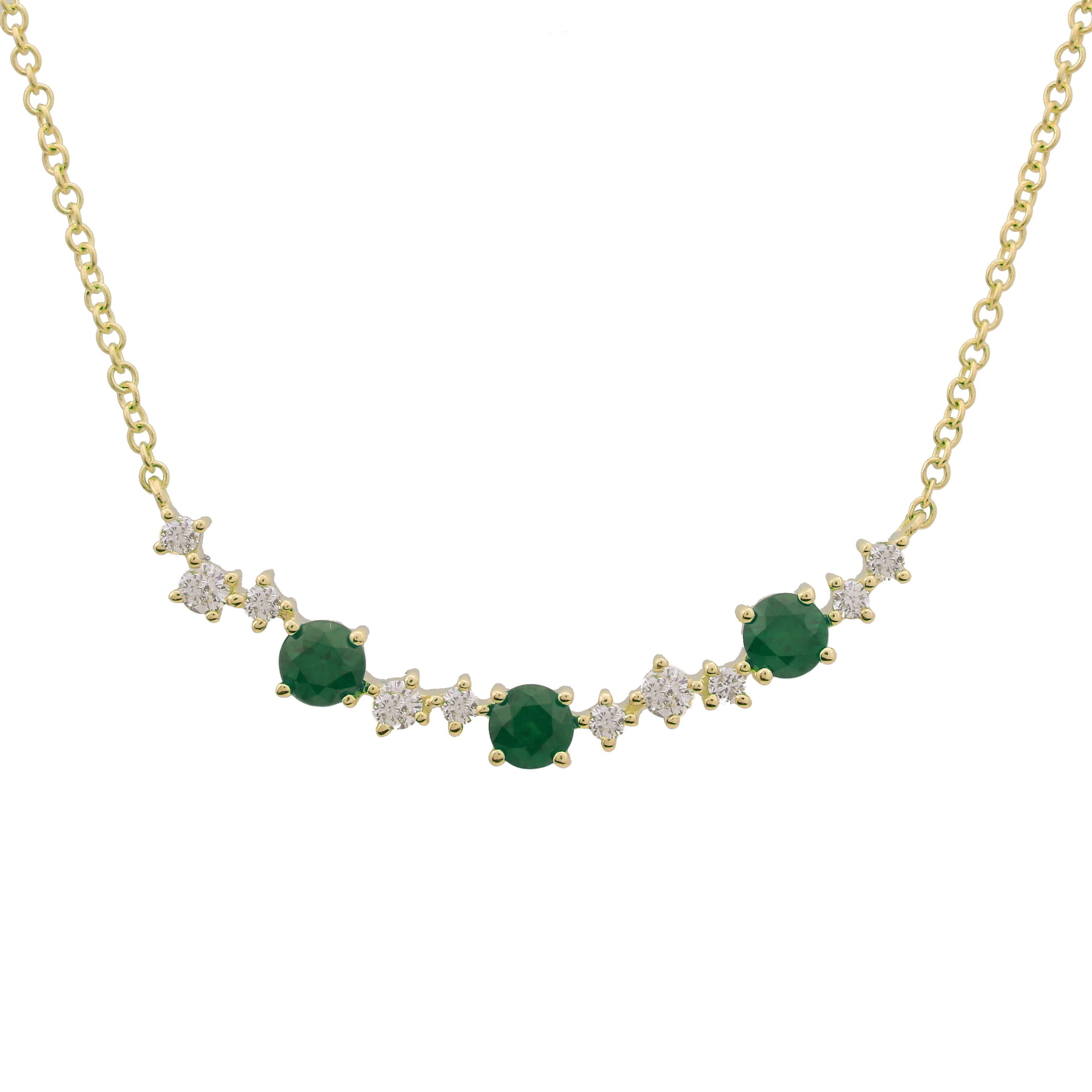 Emerald Strand Necklace.