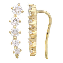 Diamond Climber Earrings.