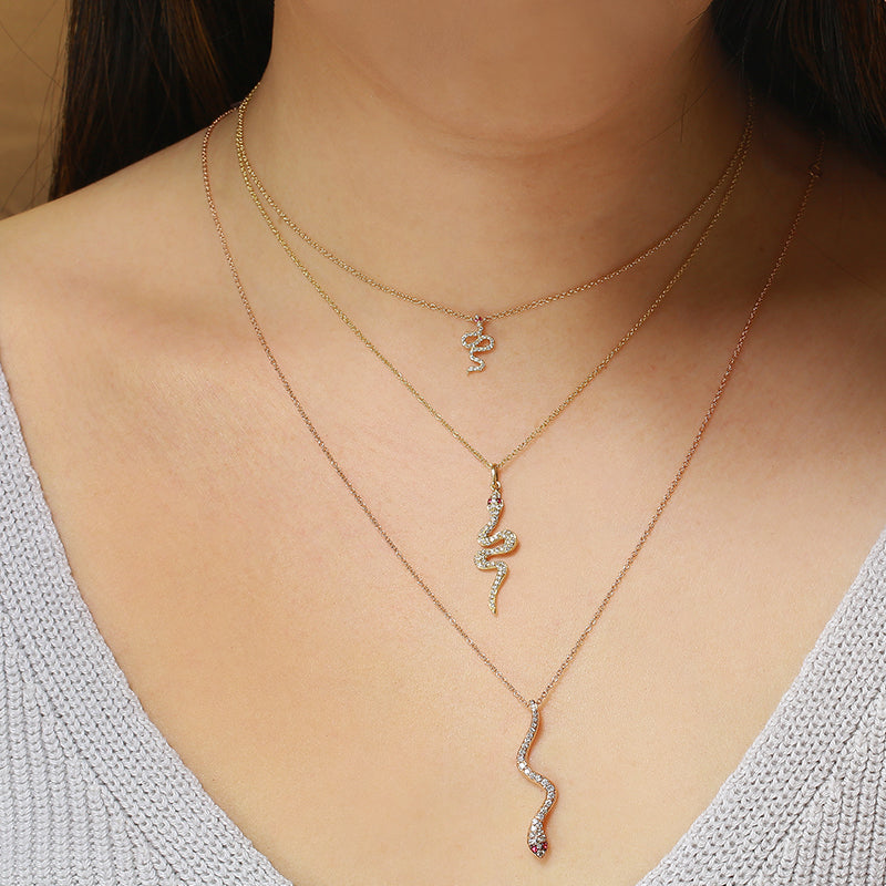 Petite Snake Necklace.