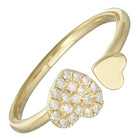 Open Hearts Stack Ring.