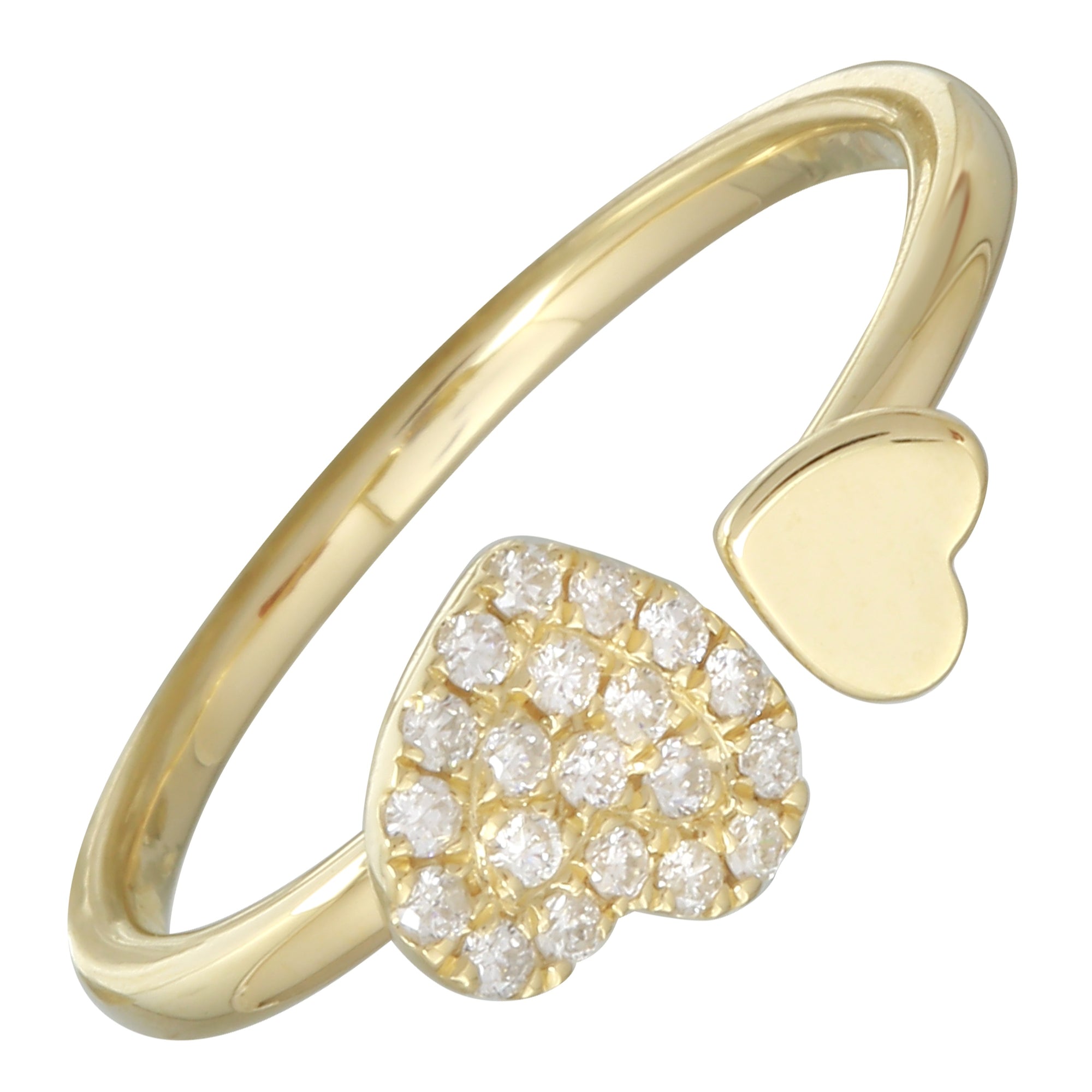 Open Hearts Stack Ring.