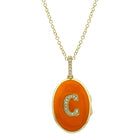 Letterman Locket Necklace.