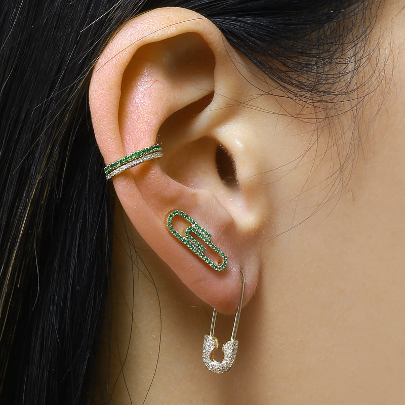 Safety Pin Crawler Hoops.