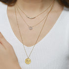 Sapphire Evil Eye Pendant.