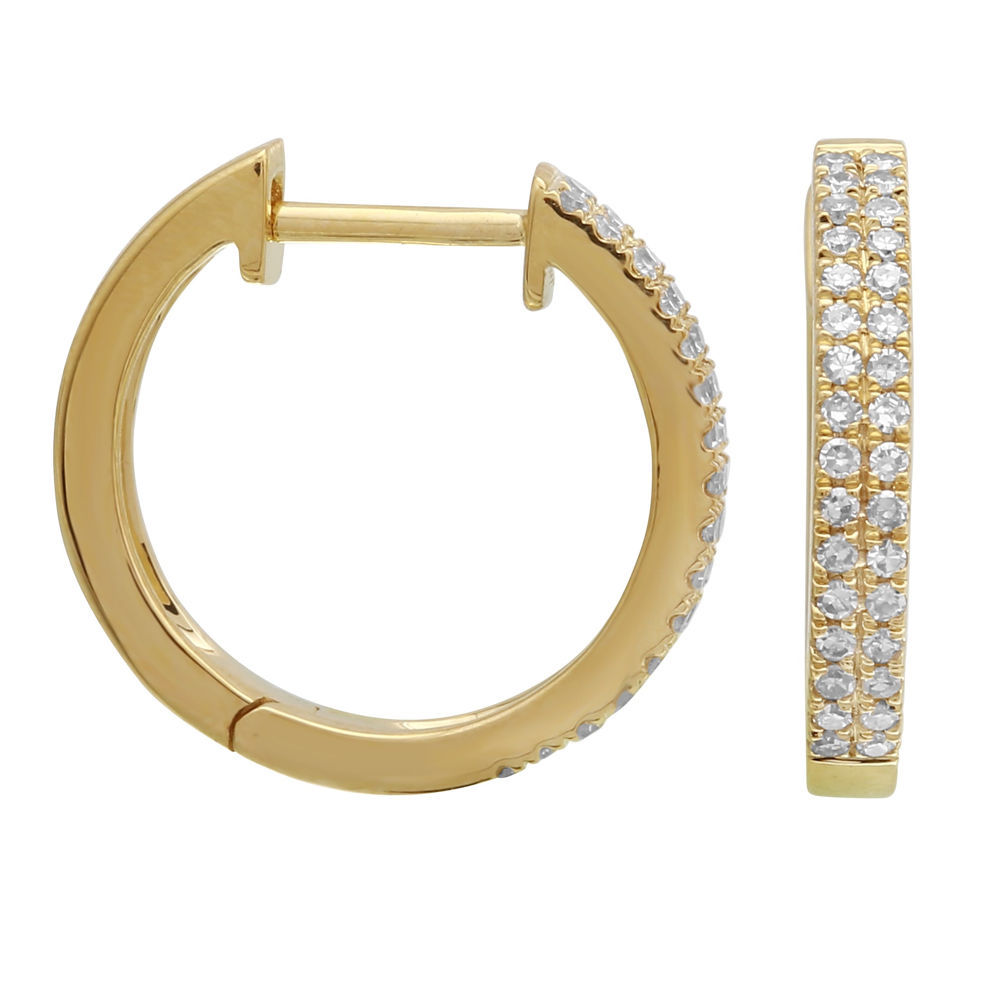 Diamond Hoops, 15mm.