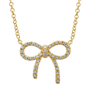 Ribbon Bow Necklace.