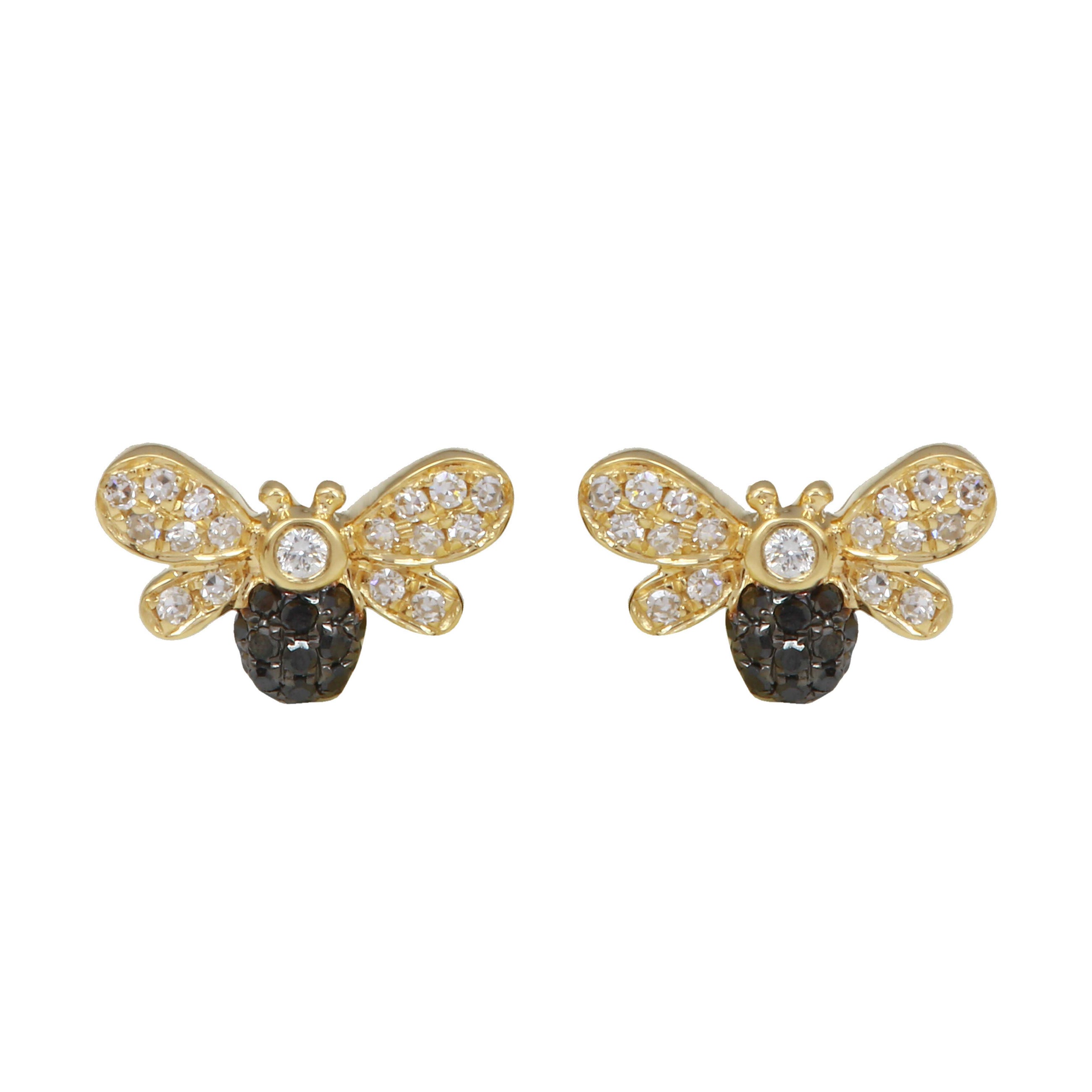 Bee Stud Earrings.