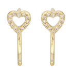 Open Heart Ear Jacket Threader.