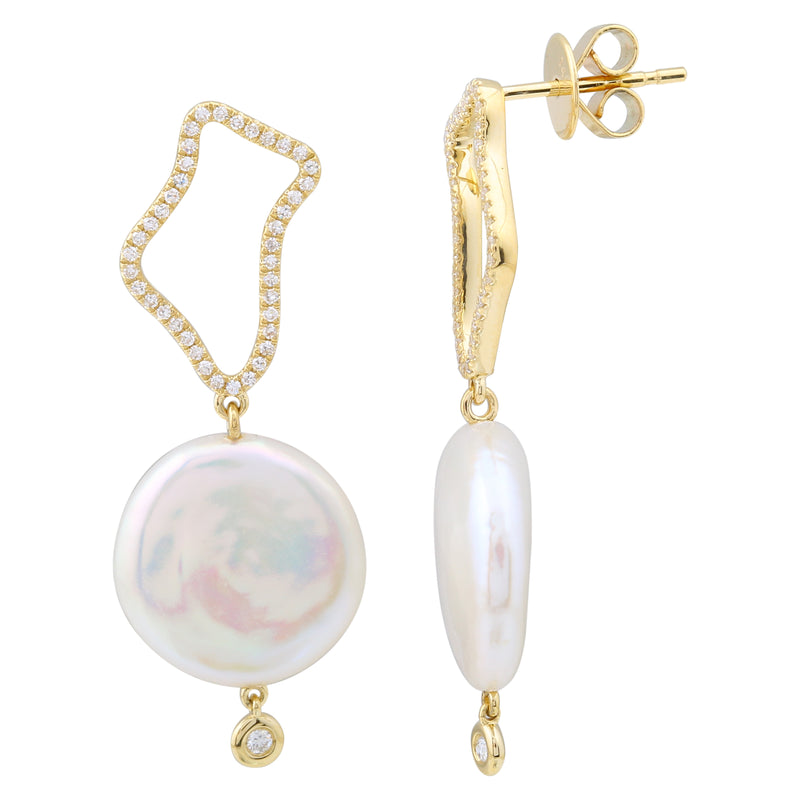 Pearl Drop Studs.