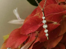 Diamond Strand Pin Necklace.