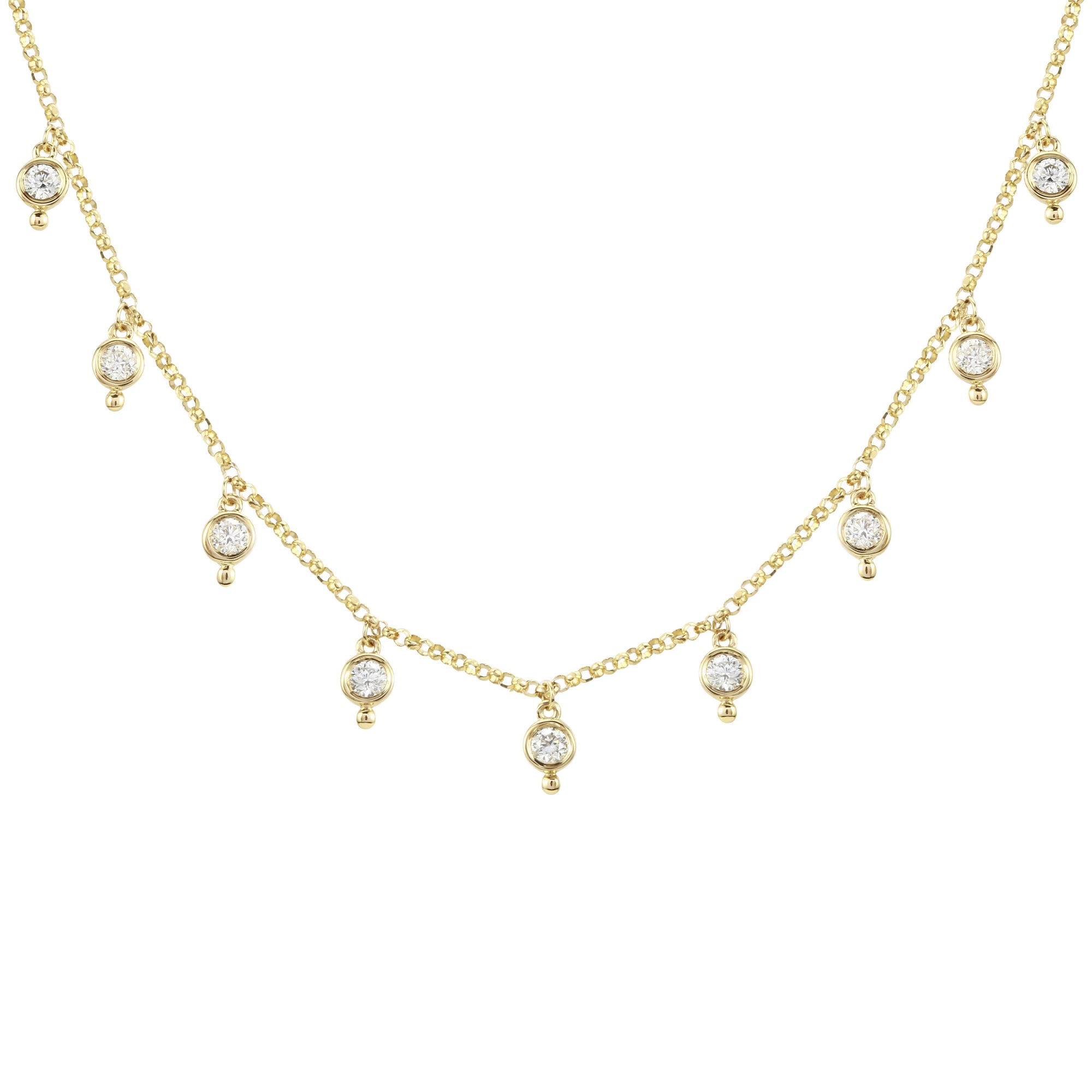 Station Charm Necklace.