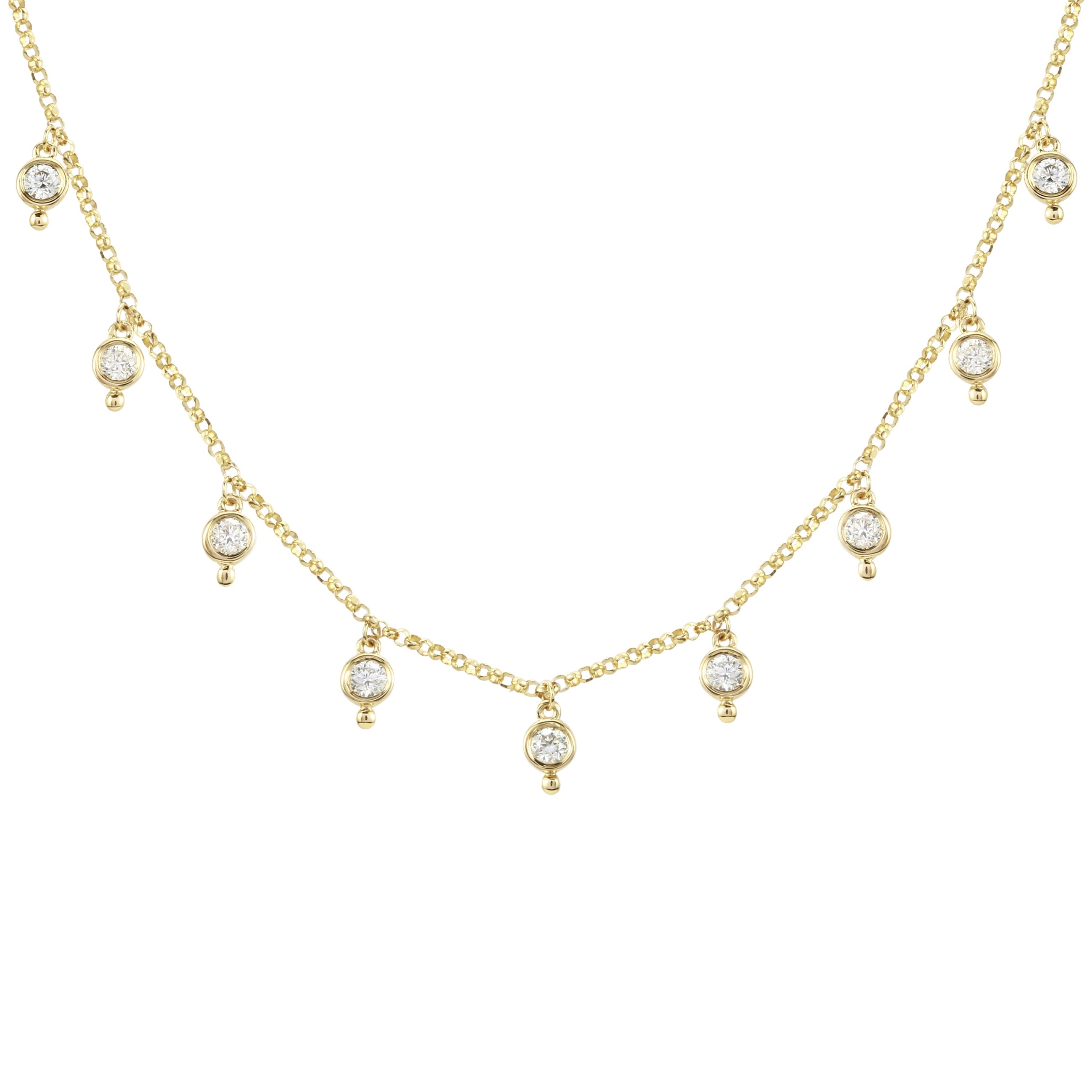 Station Charm Necklace.
