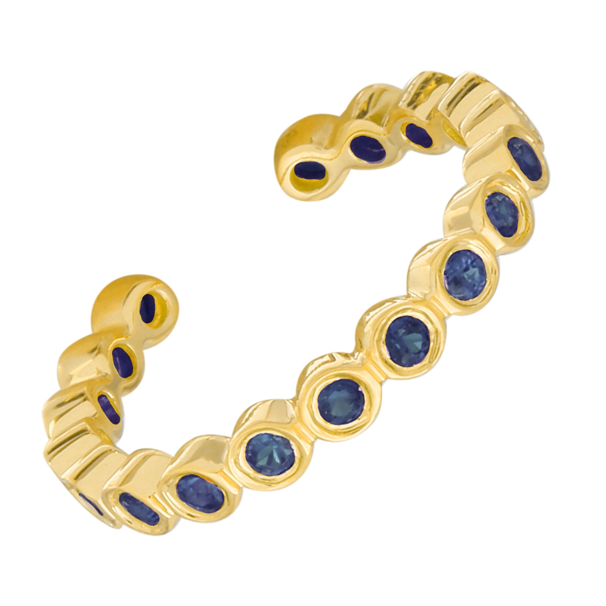 Sapphire Ear Cuff.