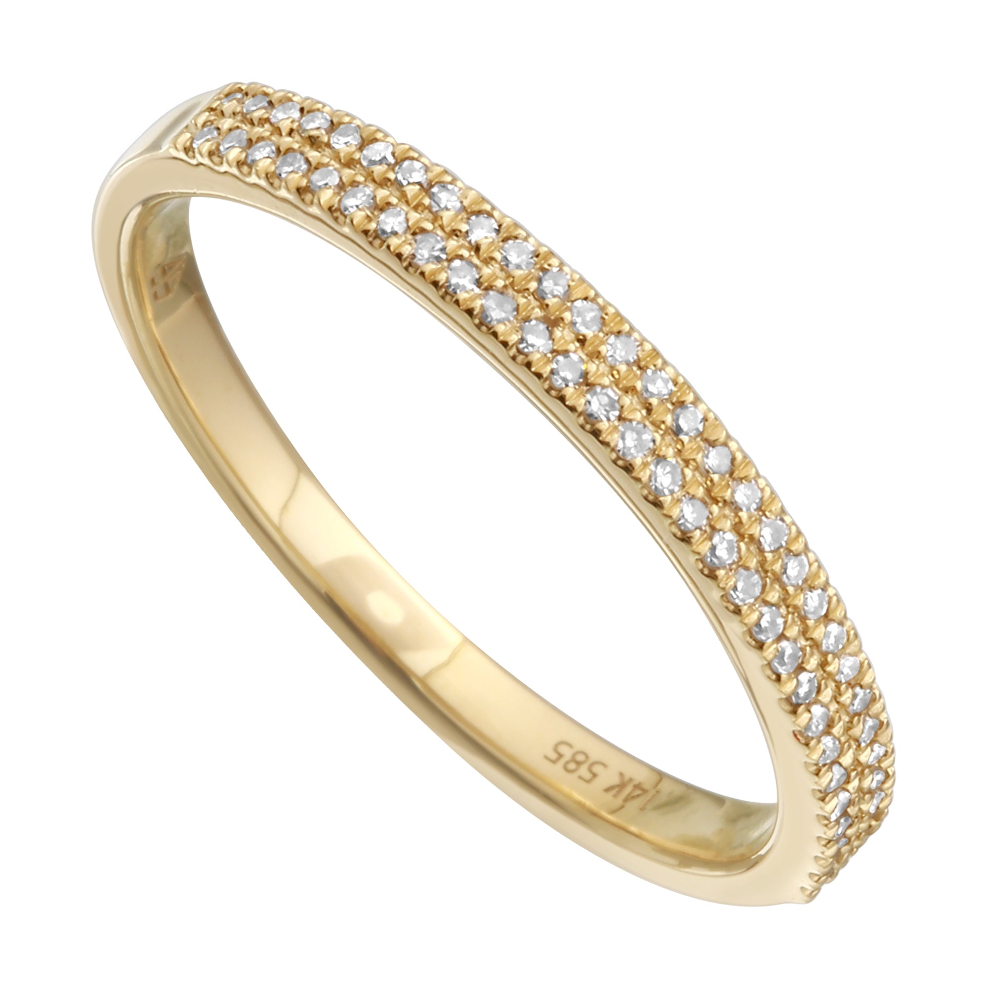Pave Stack Ring.