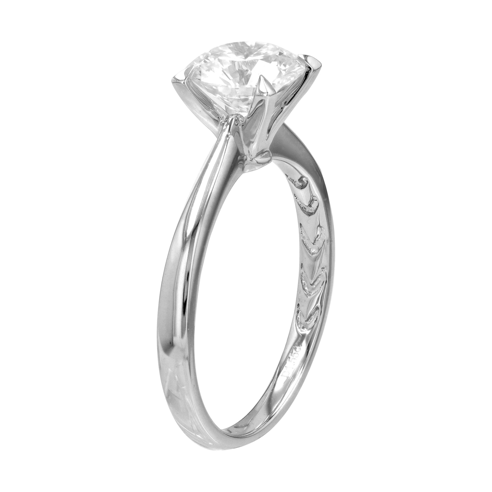 Round Solitaire Semi-Mount Ring.