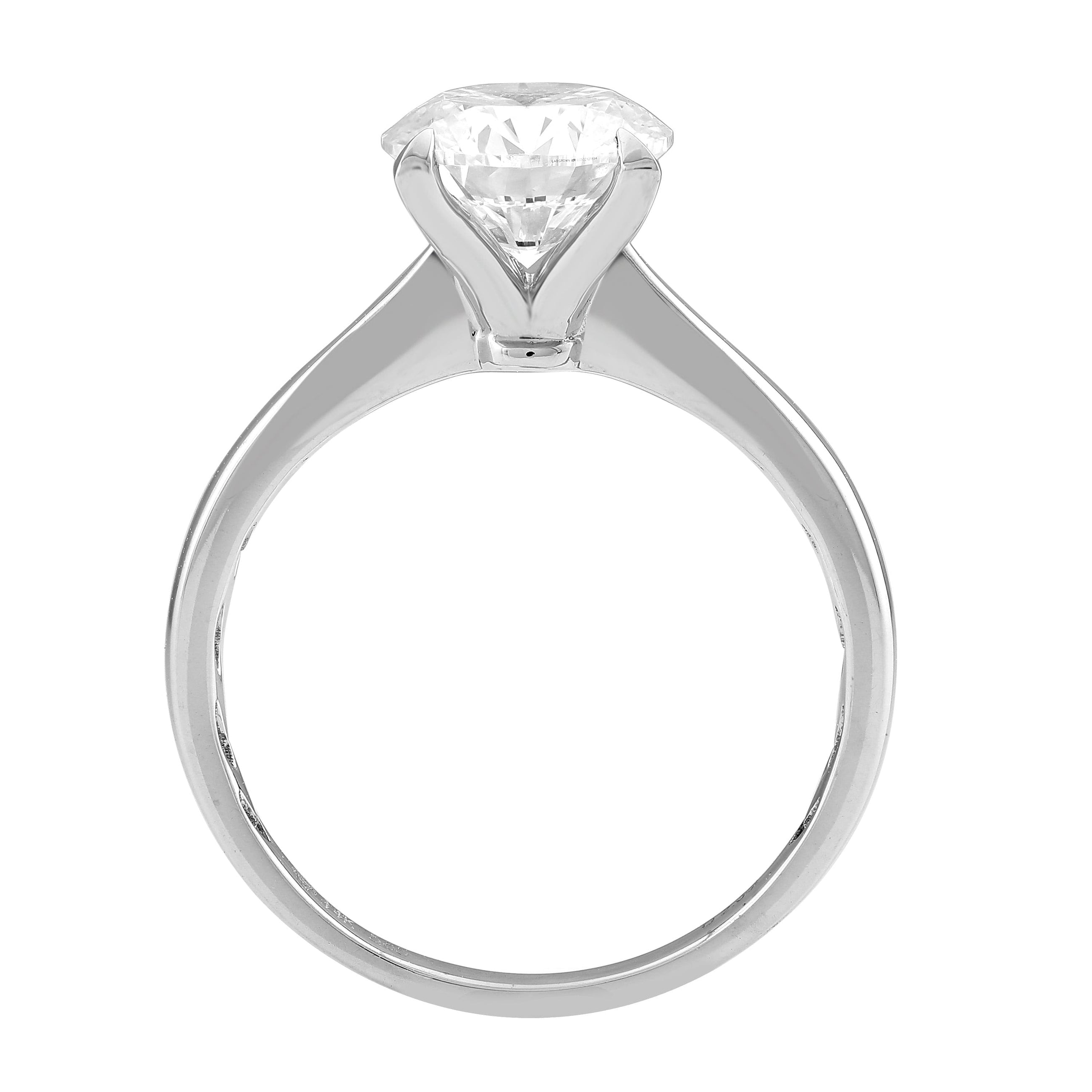 Round Solitaire Semi-Mount Ring.