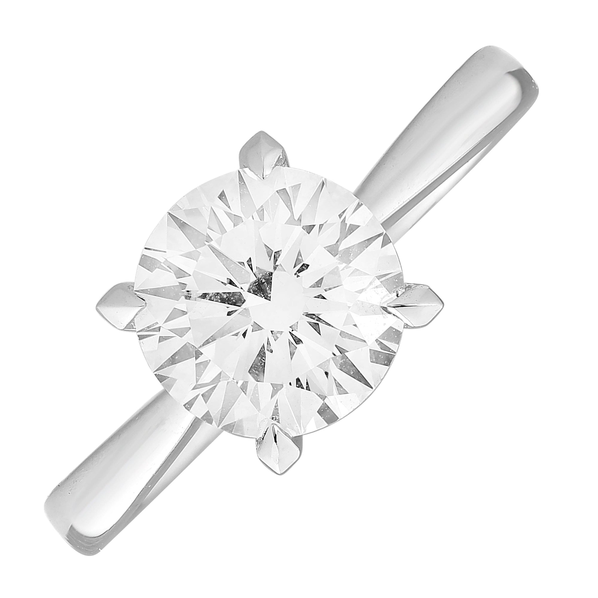 Round Solitaire Semi-Mount Ring.