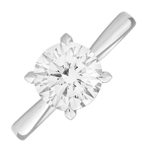 Round Solitaire Semi-Mount Ring.