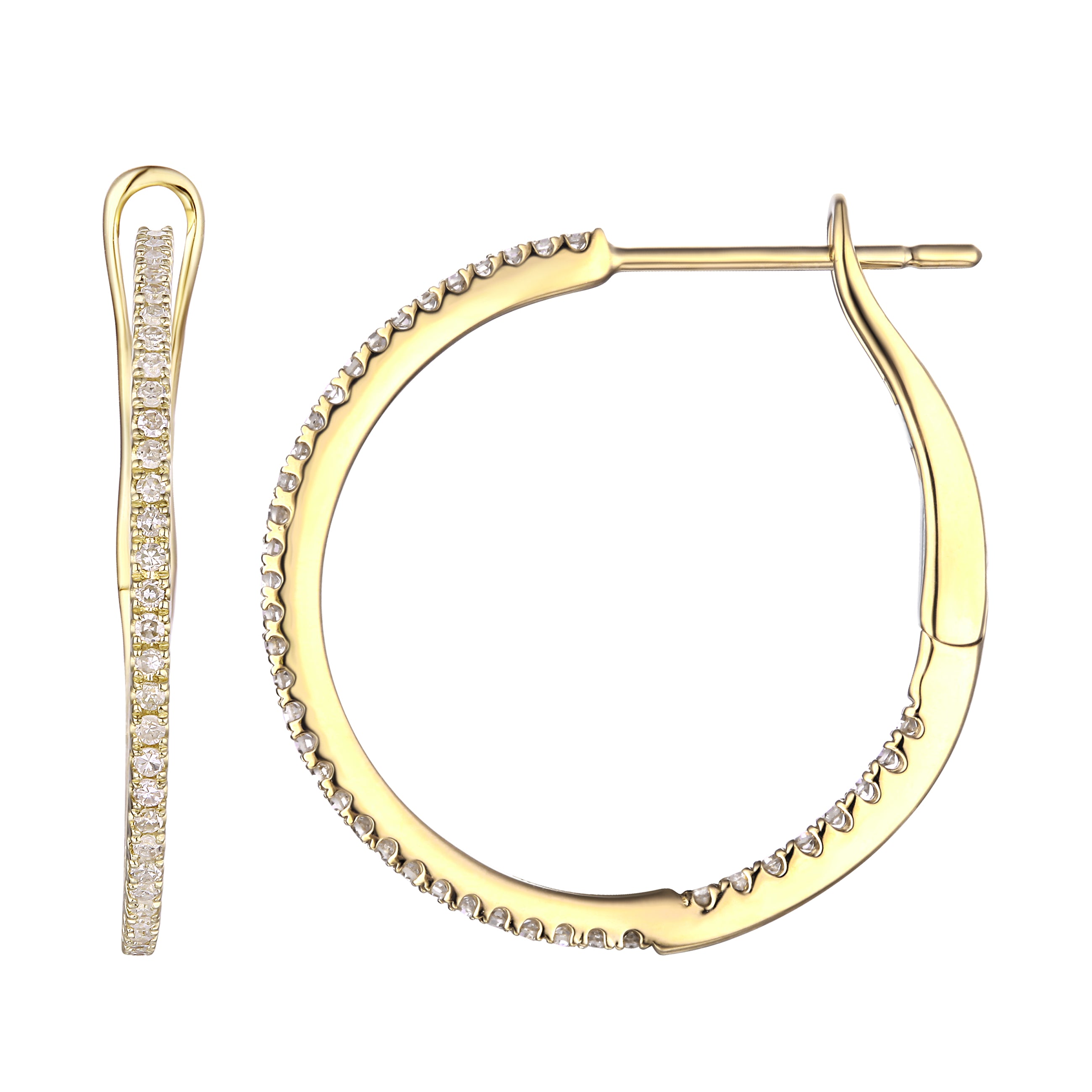 Big Diamond Hoops.