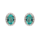 Diamond Apatite Oval Halos.
