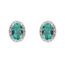 Diamond Apatite Oval Halos.