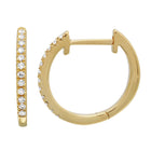 Diamond Hoops 9mm.