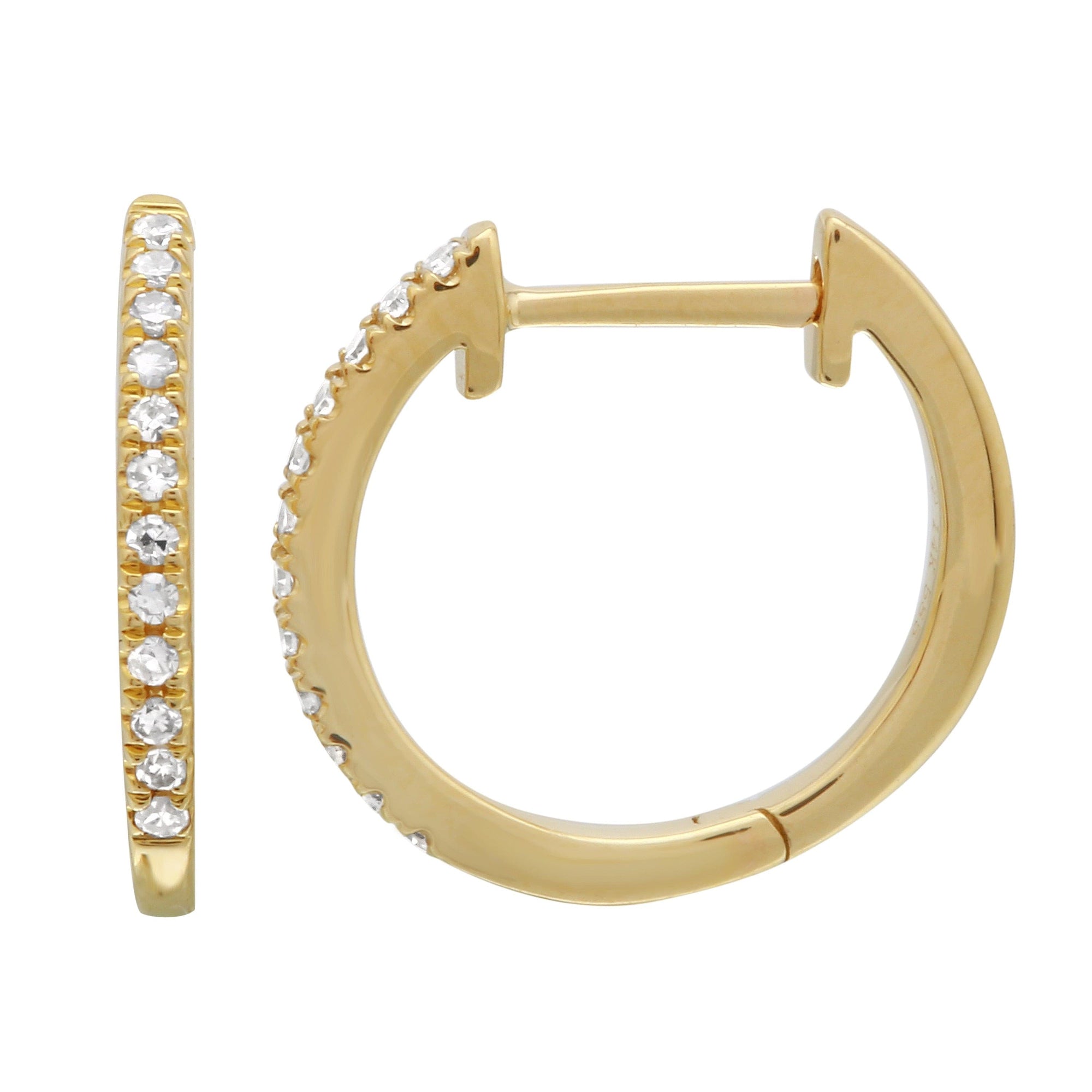Diamond Hoops 9mm.