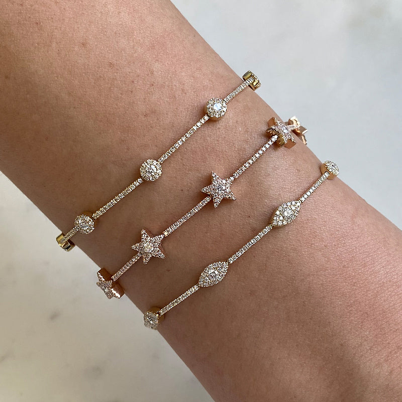 Star Spangled Diamond Bangle.