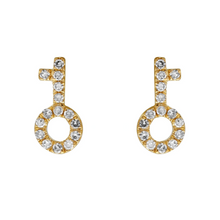 Key Stud Earrings.