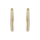 Octagon Huggie Hoops.