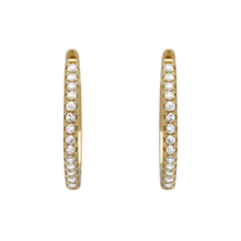 Octagon Huggie Hoops.