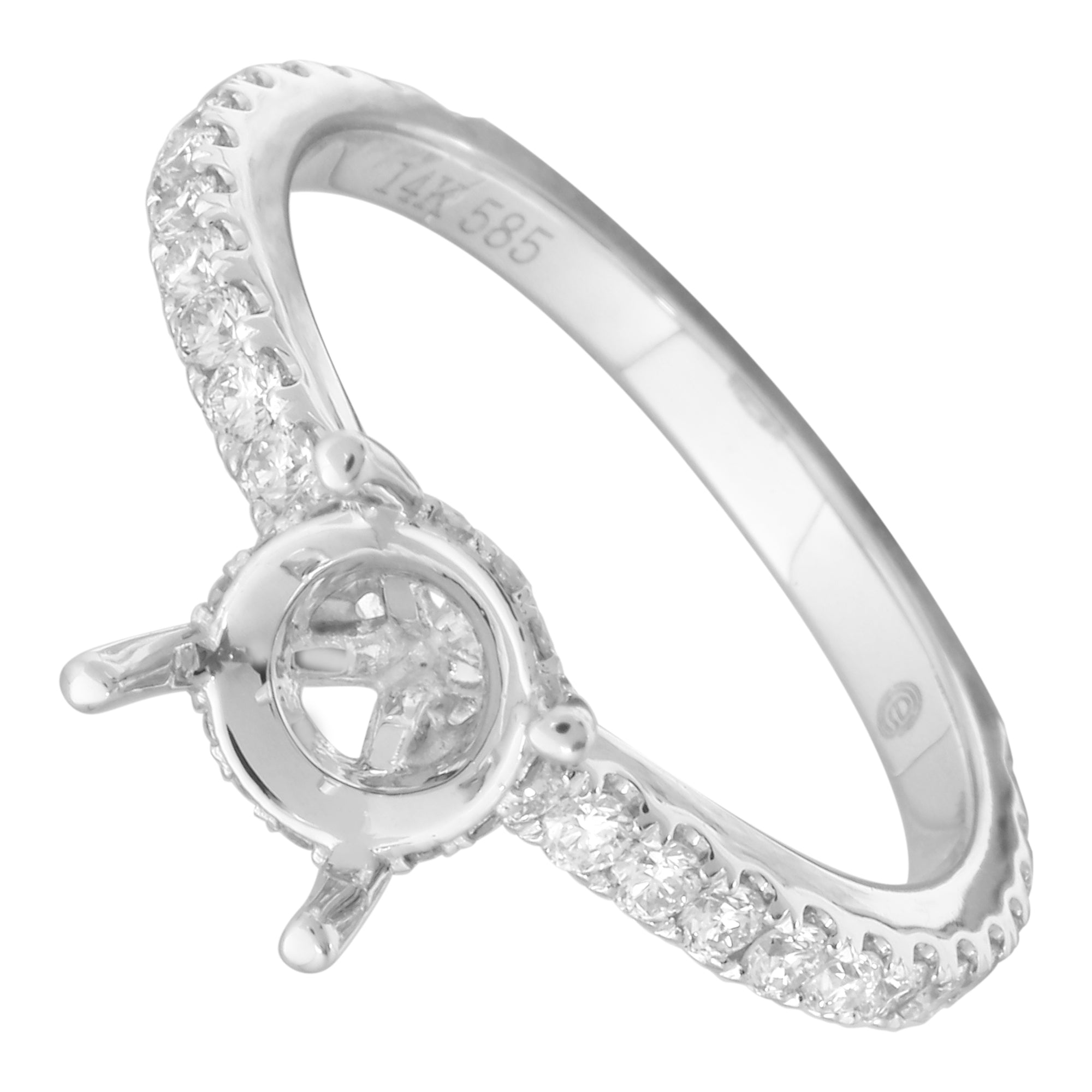 Solitaire Engagement Setting.
