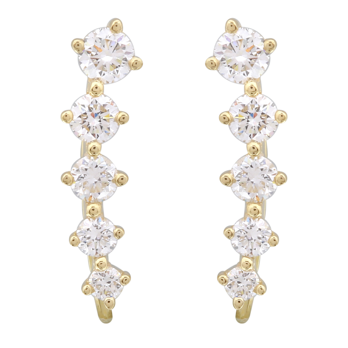 Diamond Climber Earrings.