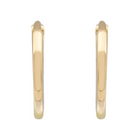 Smooth Gold Hoops 11mm.