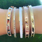 Smooth Diamond Bangle.