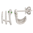 Snake Lobe Stud Earrings.