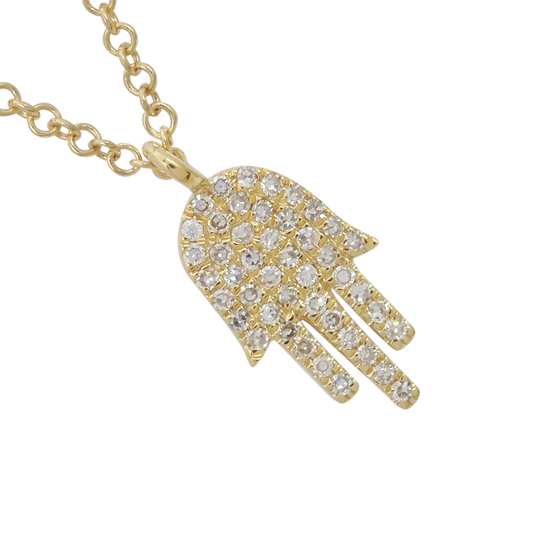 Diamond Hamsa Hand.