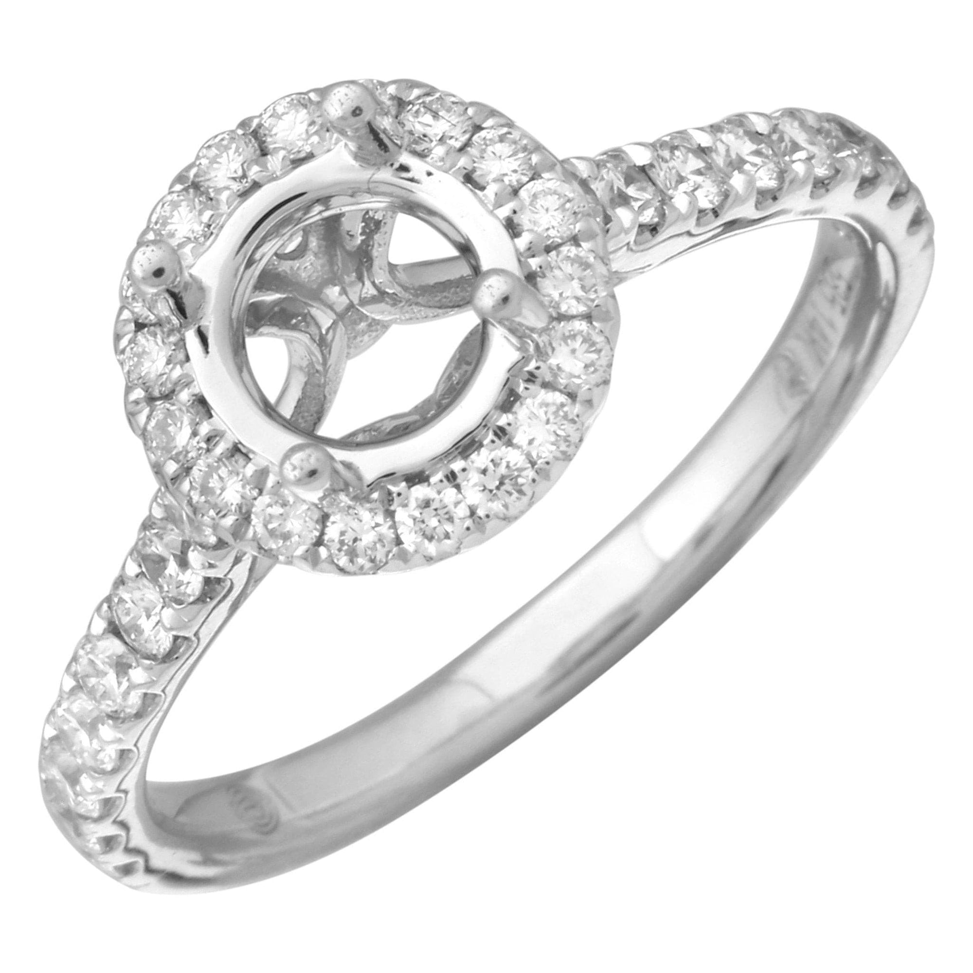 Halo Engagement Setting Ring.