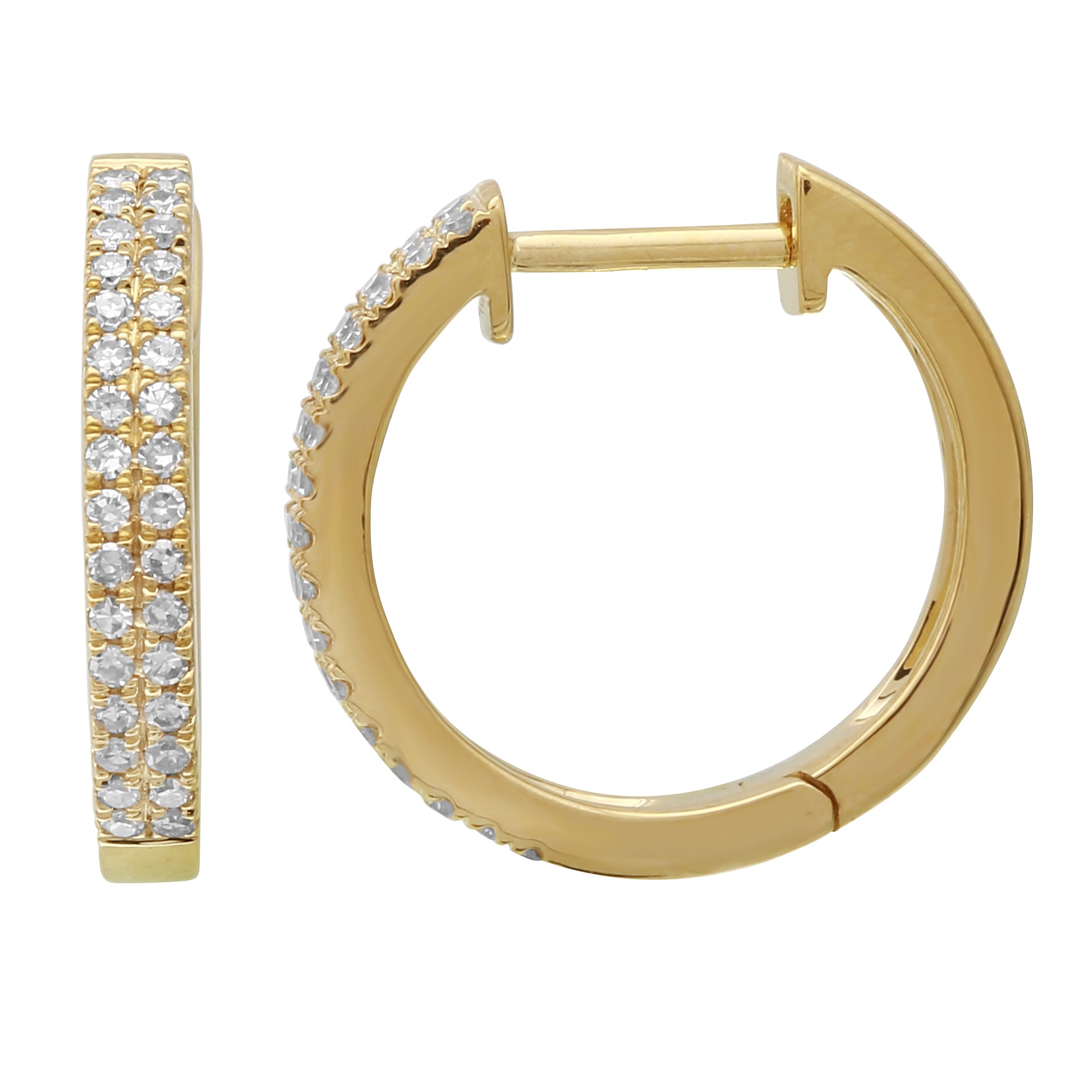 Diamond Hoops, 15mm.