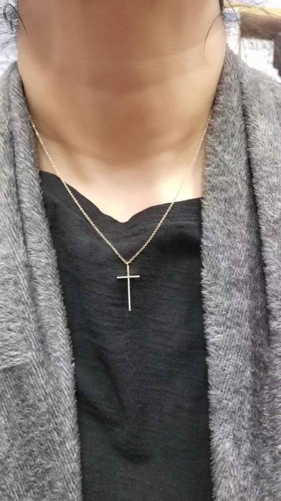 Skinny Cross Pendant.